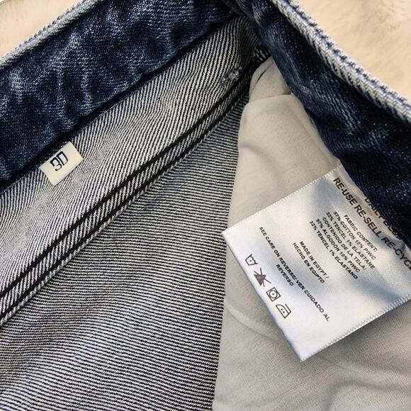 NEW Daily Blue by Adriano Goldschmeid Virgo Wide Leg Jeans Two Toned Size 30 - Picture 12 of 12